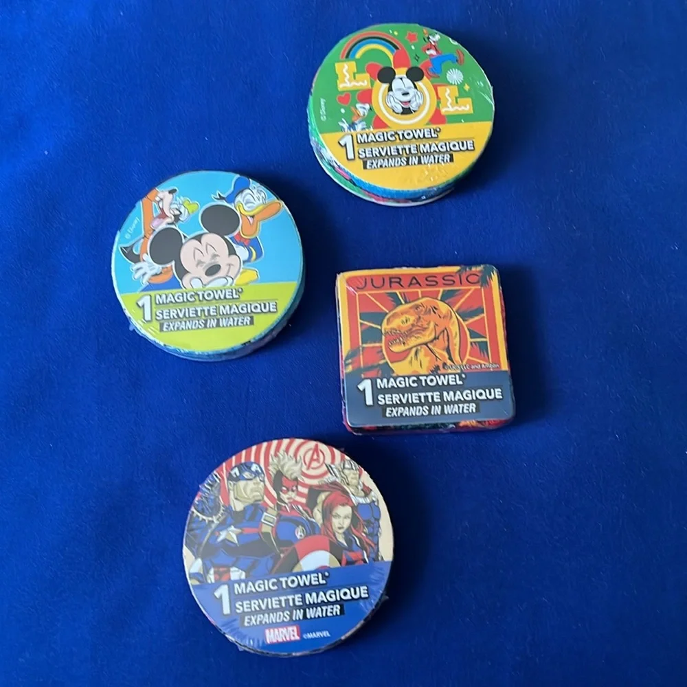 Magic Towel Set with Disney and Marvel Designs